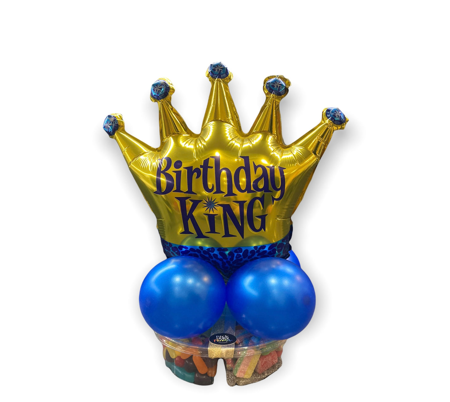 Sectional Sweet Platter with Birthday Balloon Topper